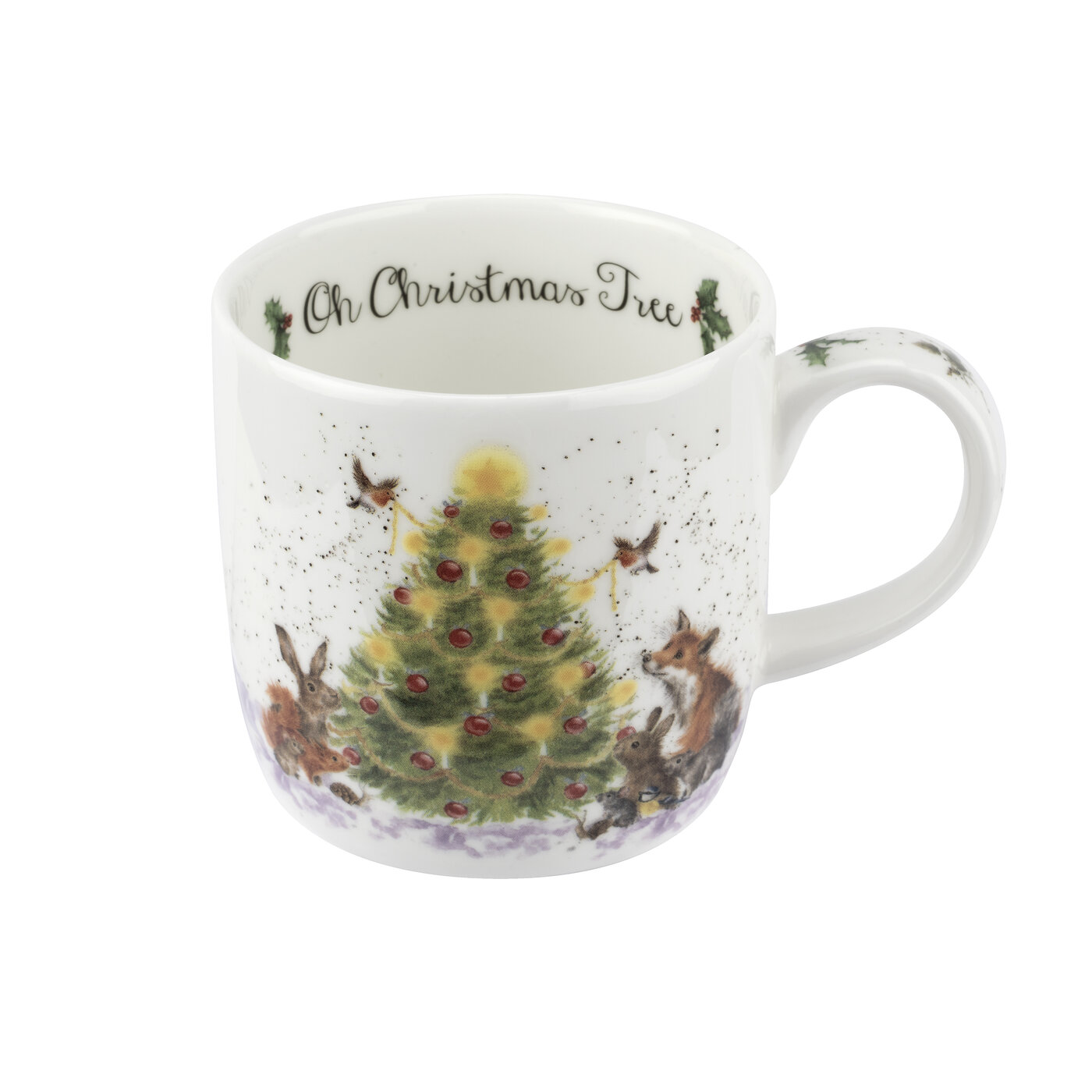 Mug & Coaster Set Oh Christmas Tree (Woodland Friends) image number null